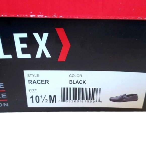 Van Heusen Men\'s V-Racer Flex Loafer Black 10.5 M Memory Foam Insole New In Box main image 4